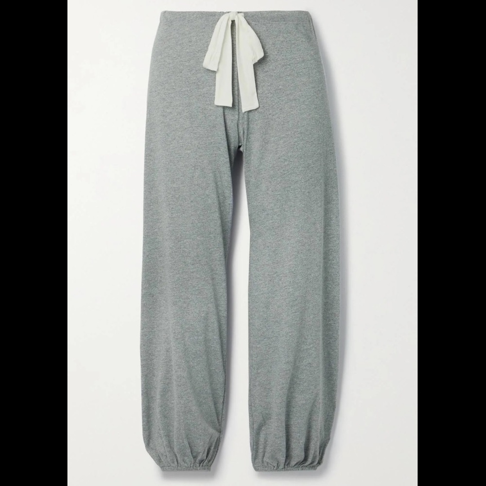 Eberjey Slouchy Lounge / Pajama Pant Heather Grey Sz. L